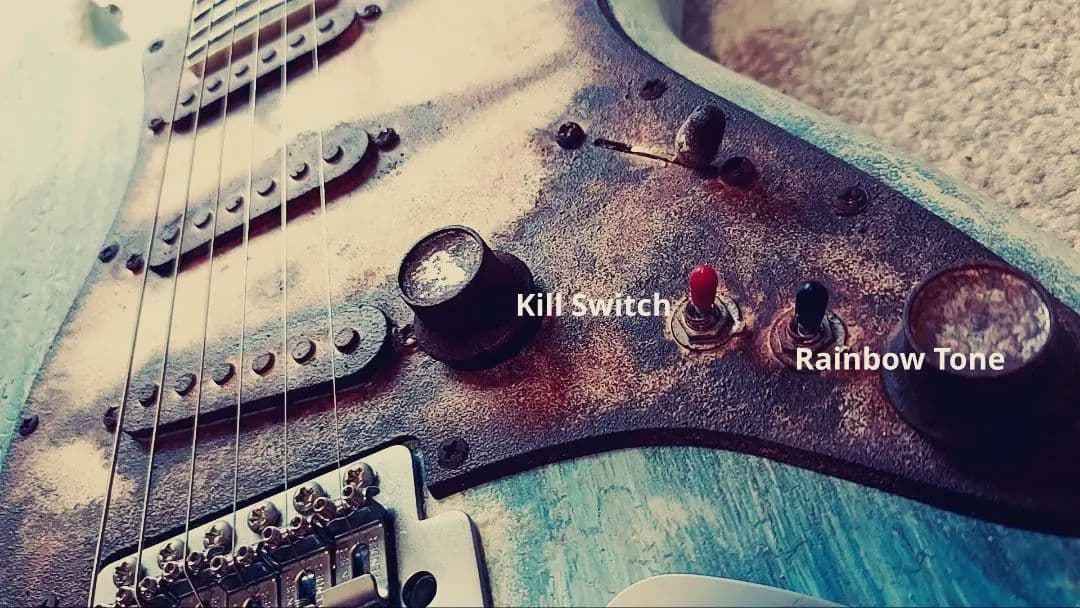 38Guitars ストラトキャスター ST DustBlue レリック 錆加工