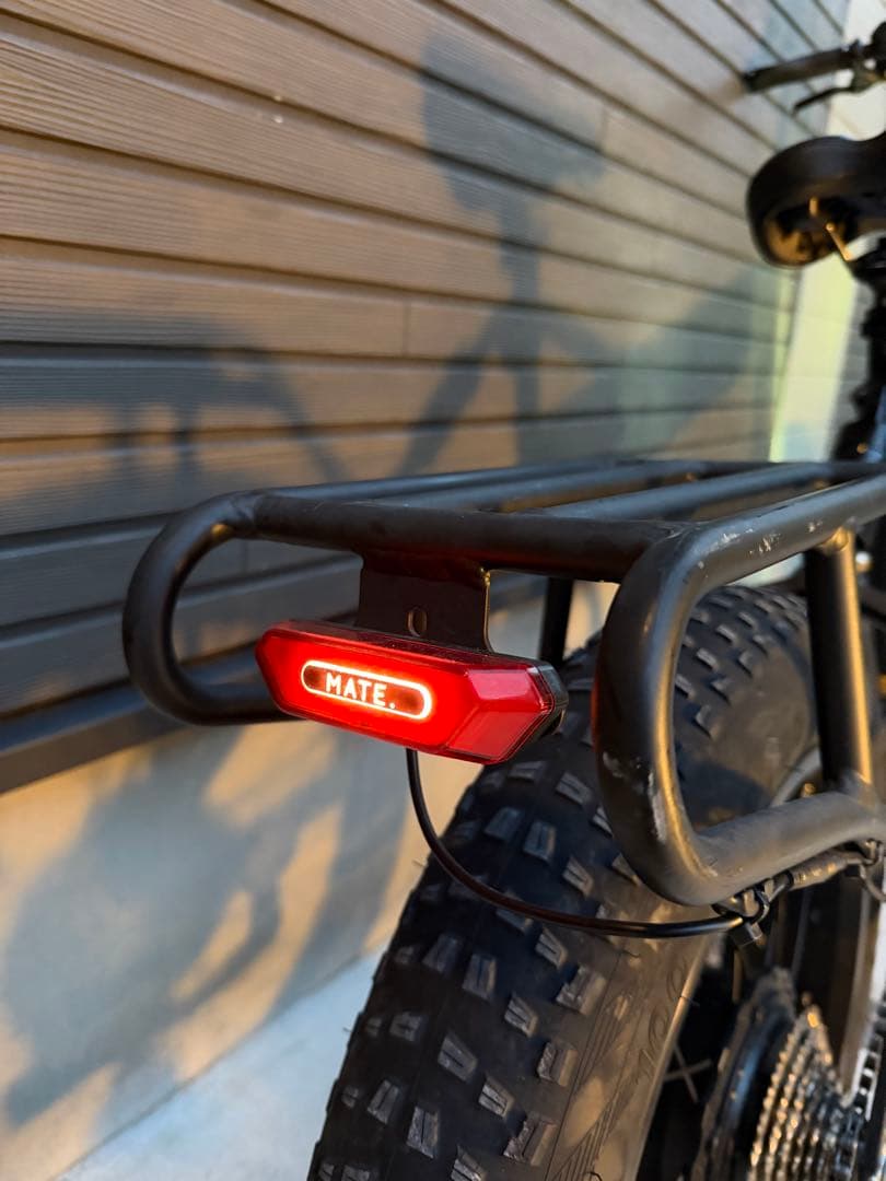 新ロゴMATE X メイトバイク電動アシスト自転車　ブラックMATE BIKE