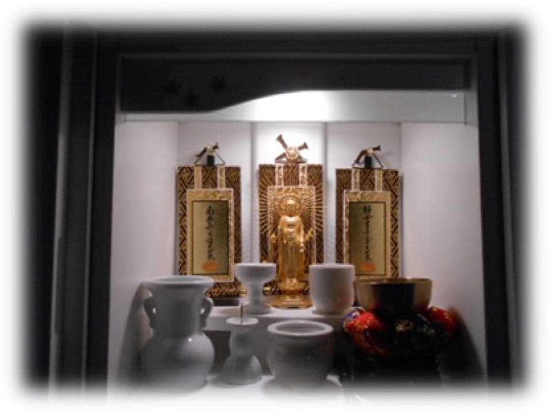 家具調仏壇 15号 白 仏壇　042901