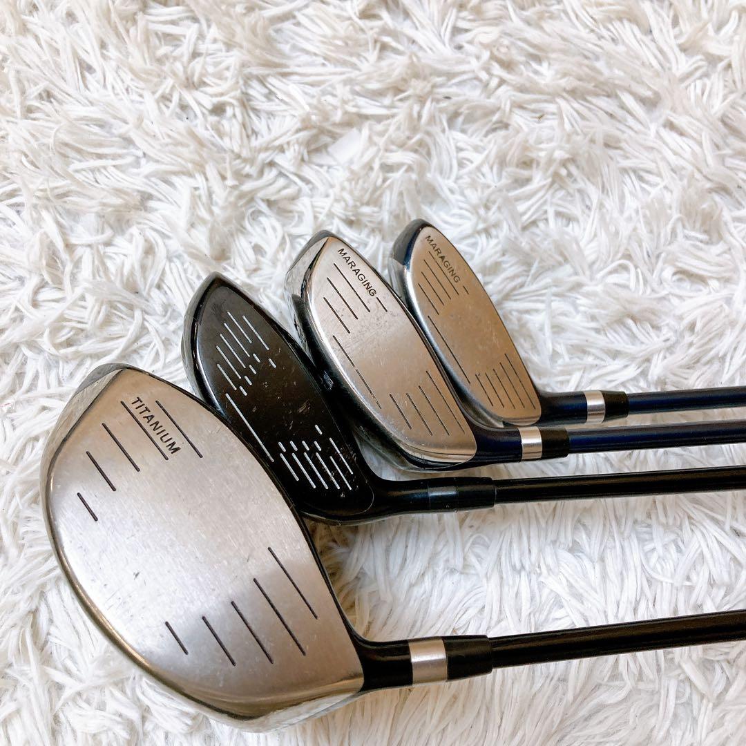 slazenger ゴルフクラブセット　キャディバッグ付き　初心者セット
