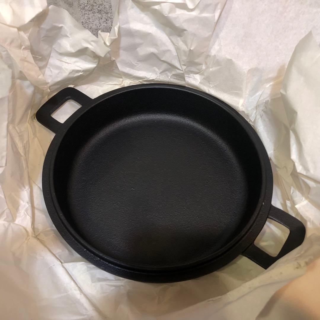 新品未使用 盛榮堂 盛栄堂 南部鉄器 タミさんのパン焼器 19cm 箱•冊子付属