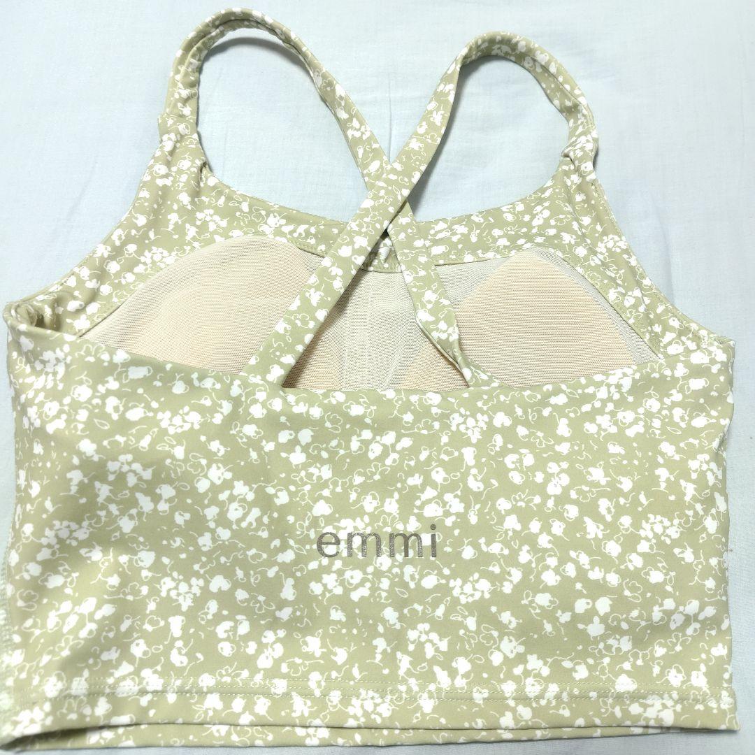 エミ　ヨガ　emmi　yoga　ミニフラワー　ブラトップ　レギンス　上下セット