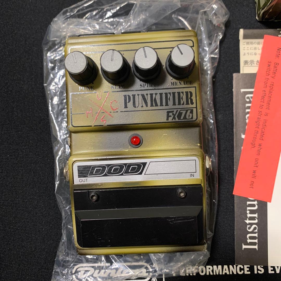 DOD punkfier fx76 USA製 fuzz 美品　pastfx
