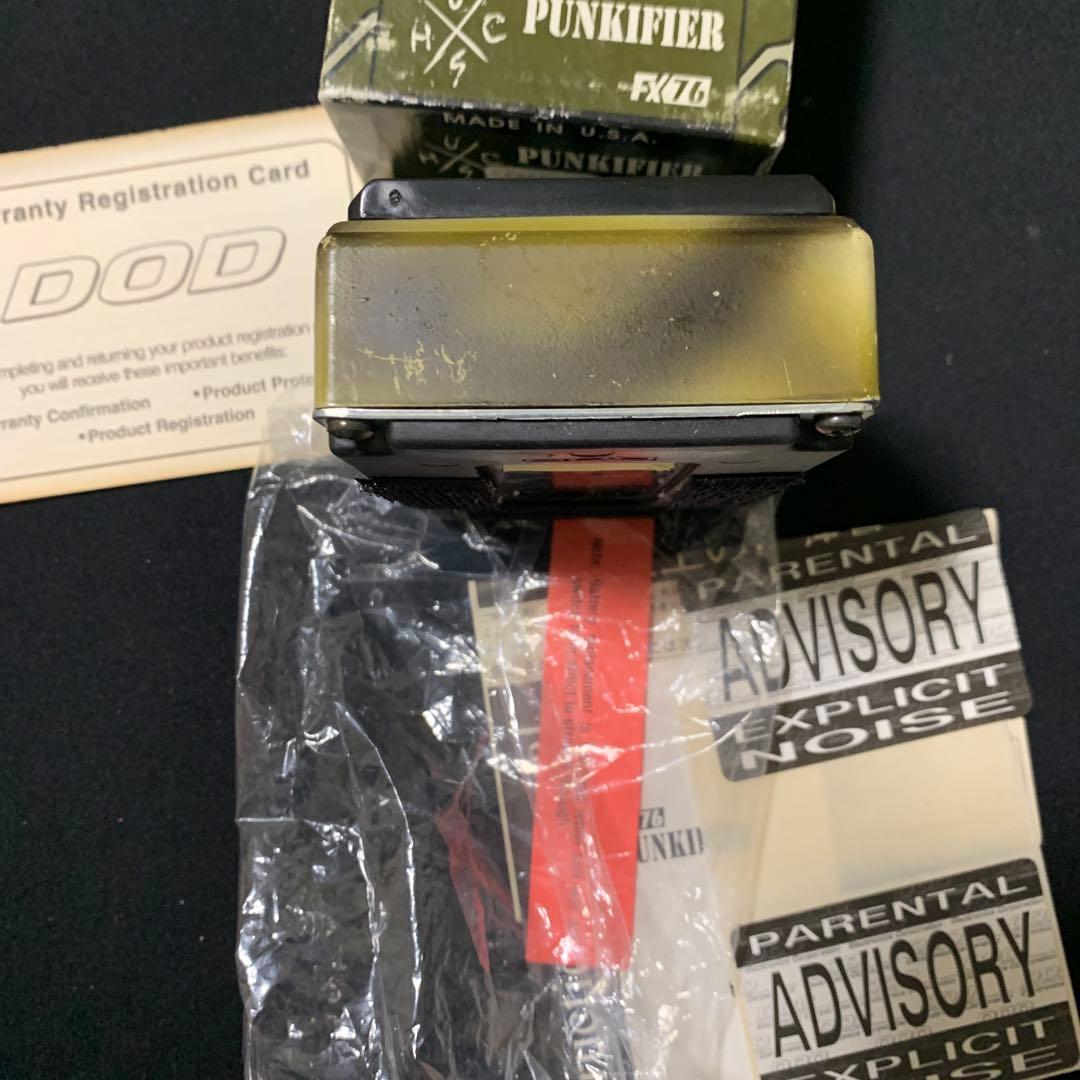 DOD punkfier fx76 USA製 fuzz 美品　pastfx