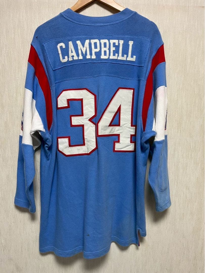 NFL CAMPBELL 34 フットボールロンＴ ブルー