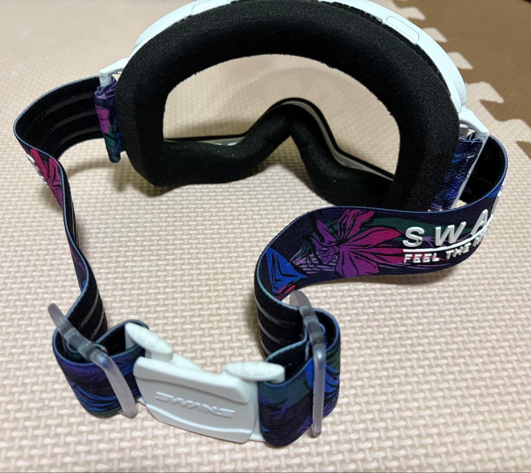 SWANS スキー スノーボード ゴーグル 【美品】収納袋付き