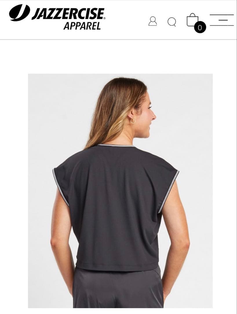 【新品未使用】ジャザサイズ JAZZERCISE Tシャツ S サイズ ブラック