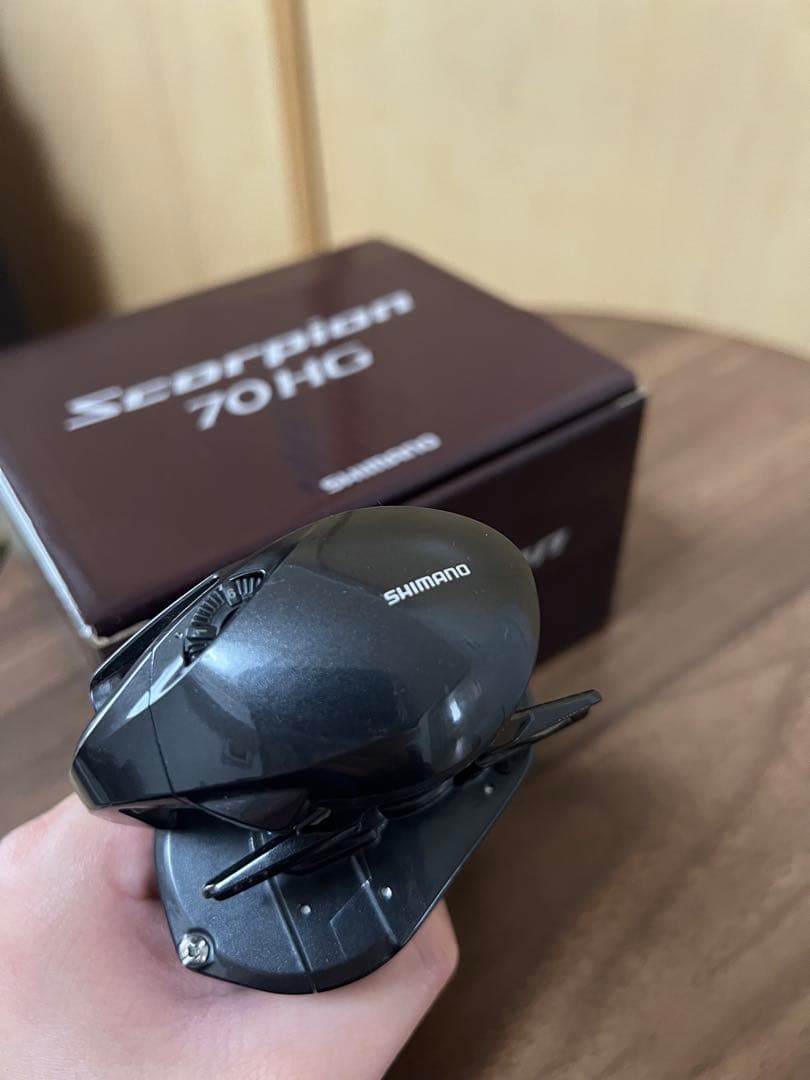 シマノ スコーピオン 70HG 美品 海水未使用 1回使用のみ ベイトリール