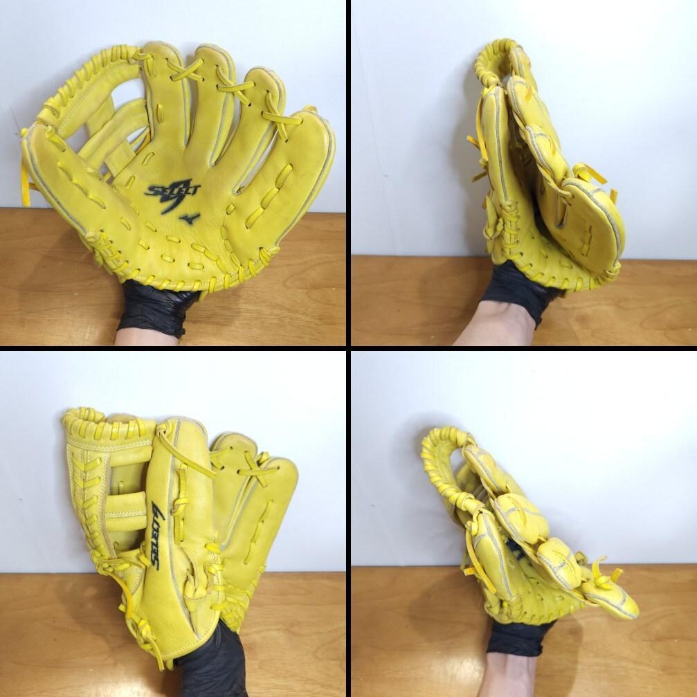 ミズノ MIZUNO セレクトナイン 限定カラー 良品 内野用 軟式グローブ