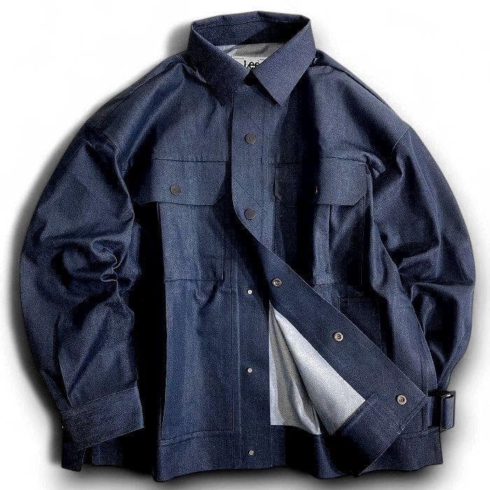 PGG × Lee ゴルフ デニム ストレッチ ジャケット ブルゾン ウェア M