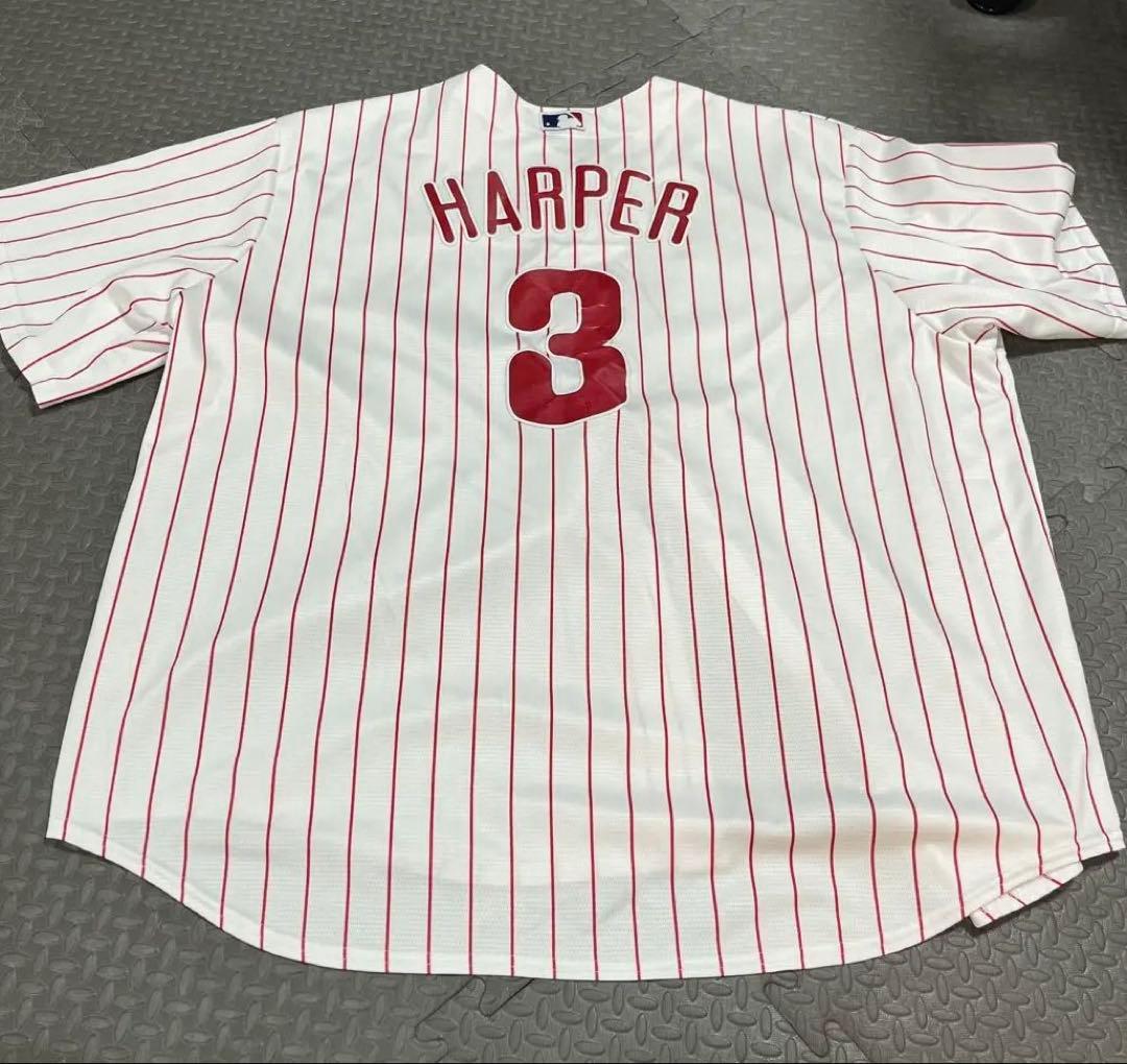 フィラデルフィアフィリーズPhillies HARPER ユニフォーム 3XL