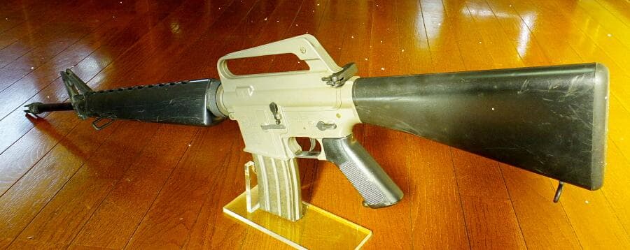 東京マルイ コルトM16A1ベトナム 300連マガジン、純正バッテリー＆充電器付