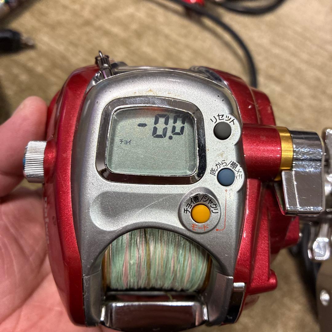 デジタル表示 電動リール レッド
