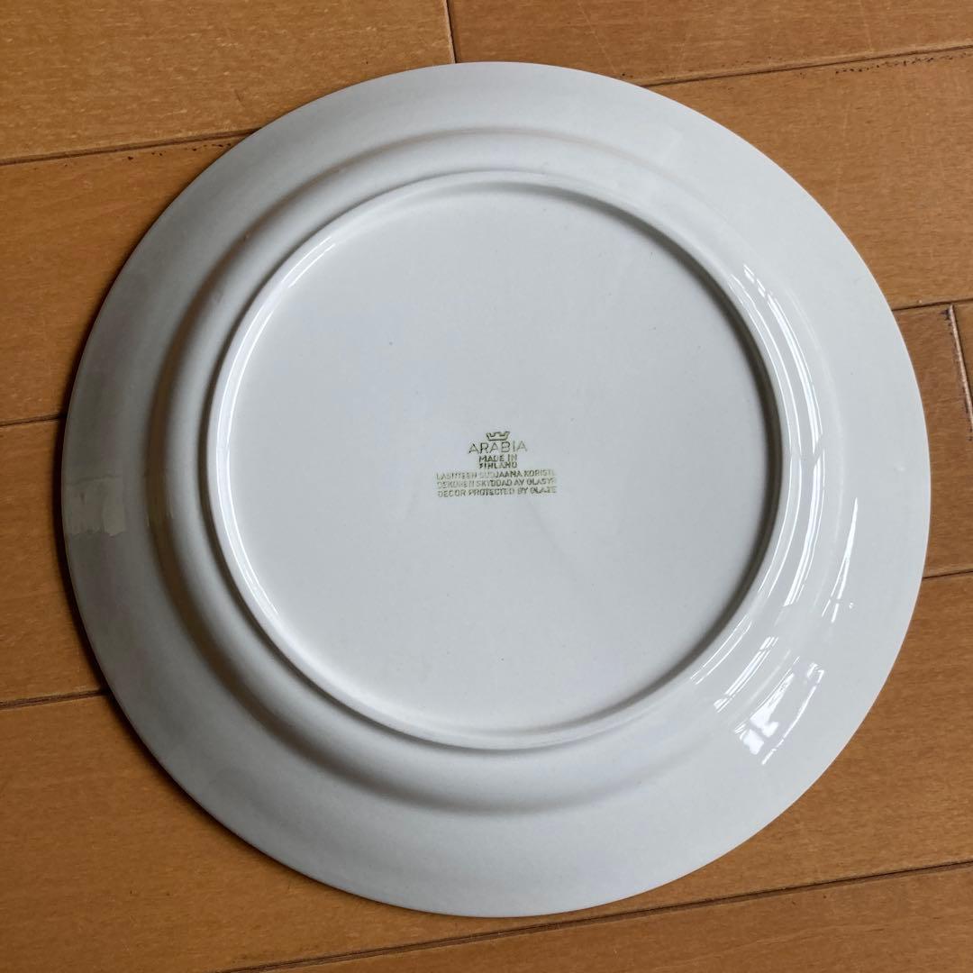 超希少　美品　オールド　アラビア　花柄ディナープレート　23cm