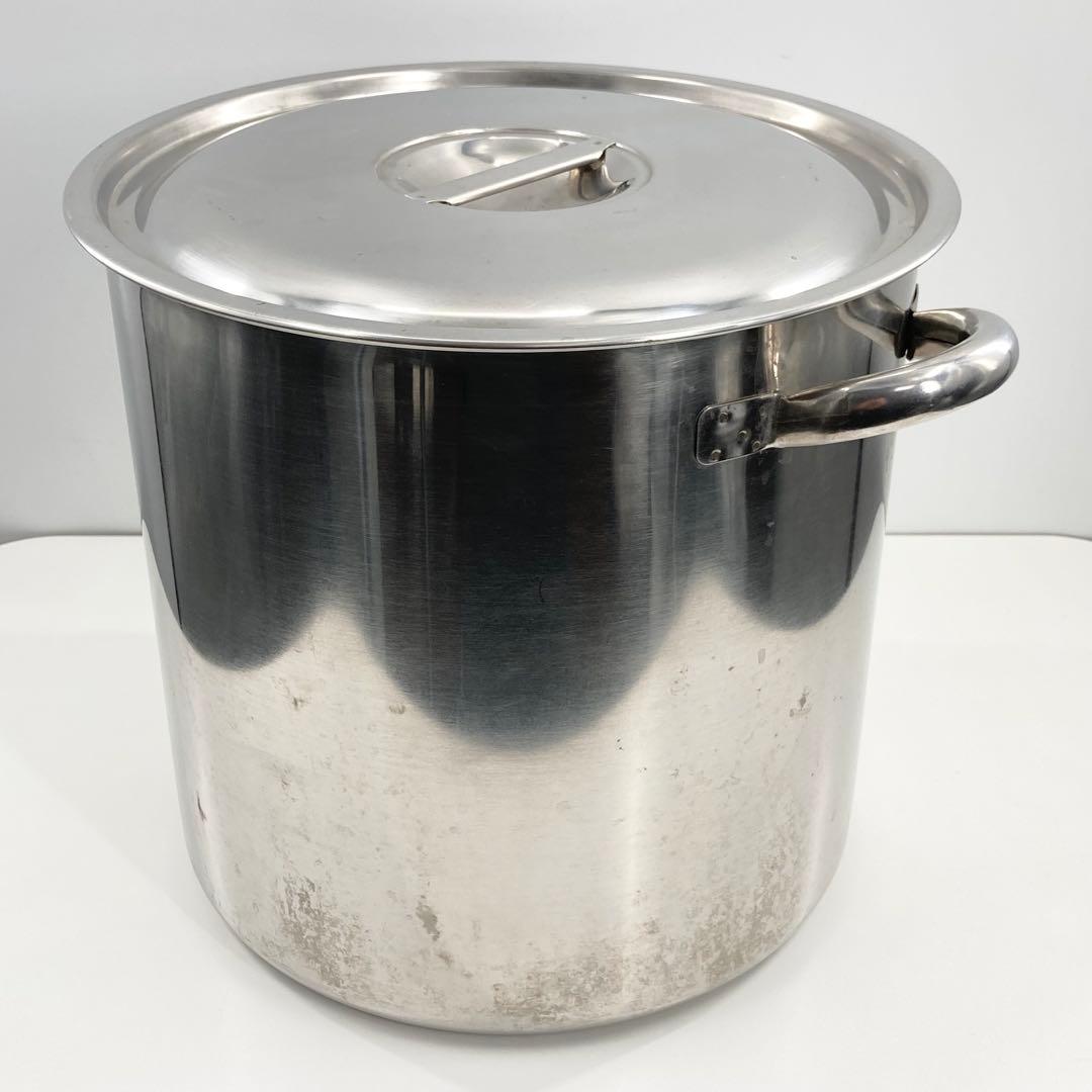 業務用 寸胴鍋 30cm 約20L SUS316 モリブデン 大型鍋