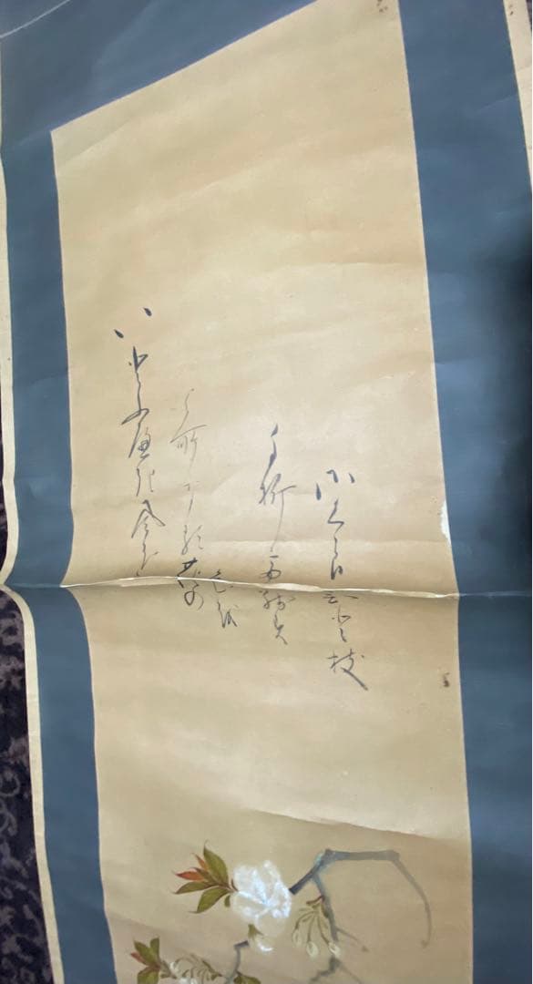 花隠　暁桜　賛入　桜名手　掛軸