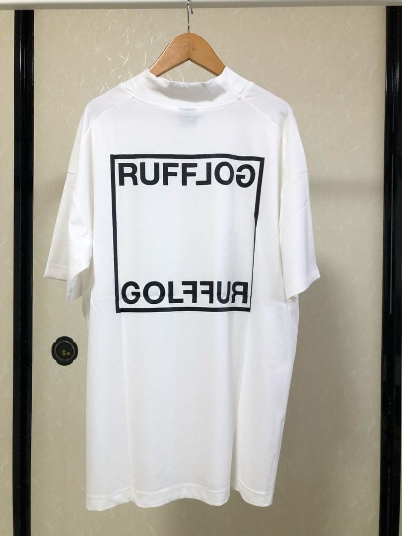 RUFFLOG MOCK NECK TEE サイズM ホワイト