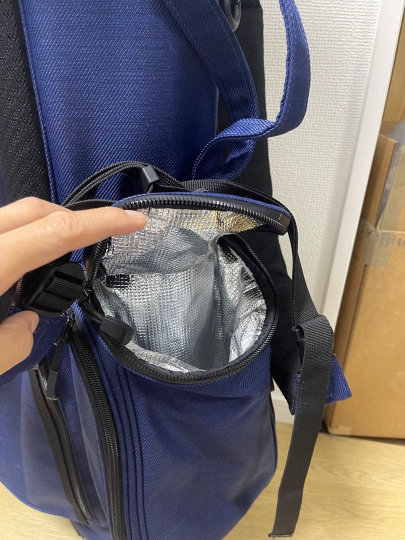 【最終価格】JONES ネイビー キャディバッグ カバー付き