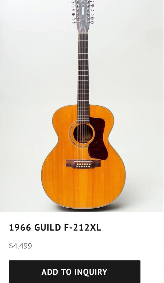 GUILD F212 NT 1966年製 ヴィンテージ 12弦