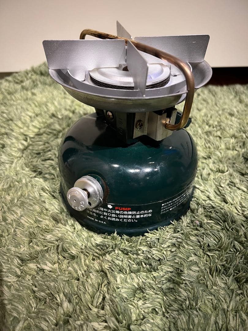 【美品】Coleman 508A シングルバーナーコンロ 収納ケース付き