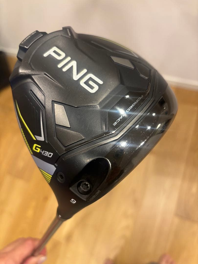 美品　PING G430 ドライバー 9度 ヘッドカバー付き