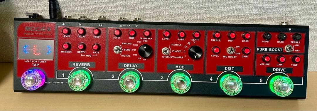 【美品】MOOER Red Truck（ギター・マルチエフェクター）