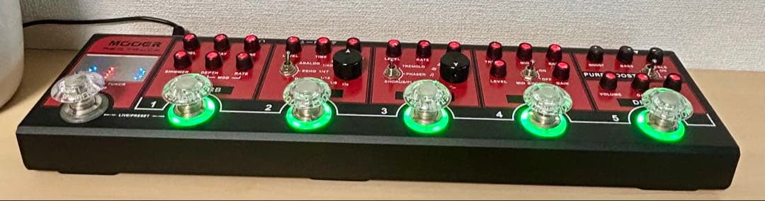 【美品】MOOER Red Truck（ギター・マルチエフェクター）