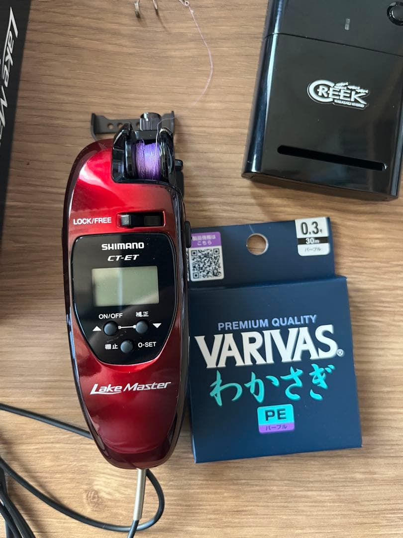 24レイクマスター　CT-ET　公魚工房　varivas creek ワカサギ