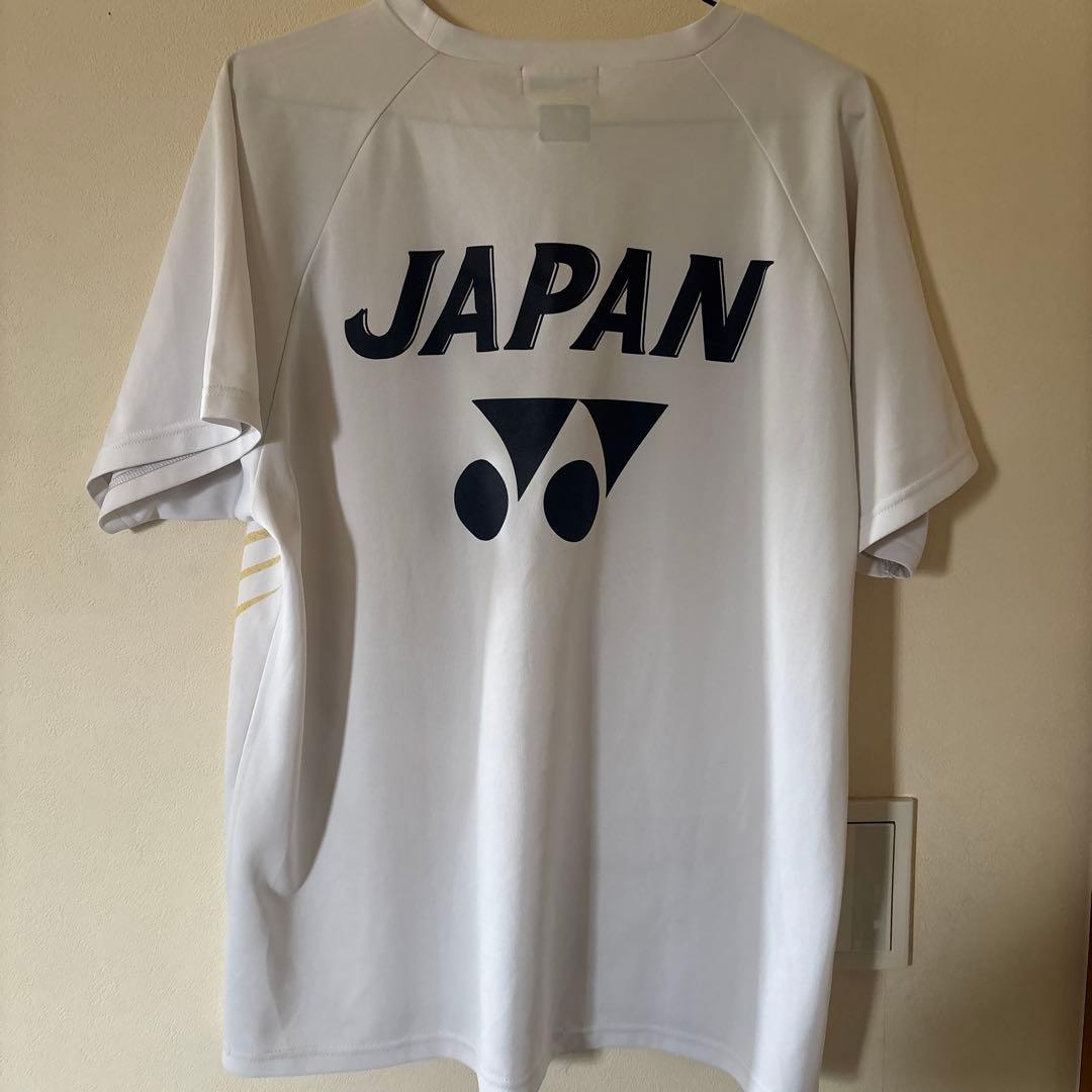 YONEX 日本代表 Tシャツ Lサイズ ホワイト