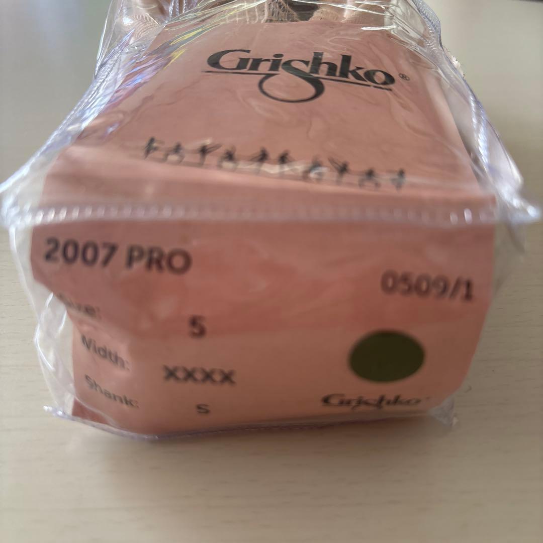 グリシコ トウシューズ 2007 5 XXXX 新品 紐付き