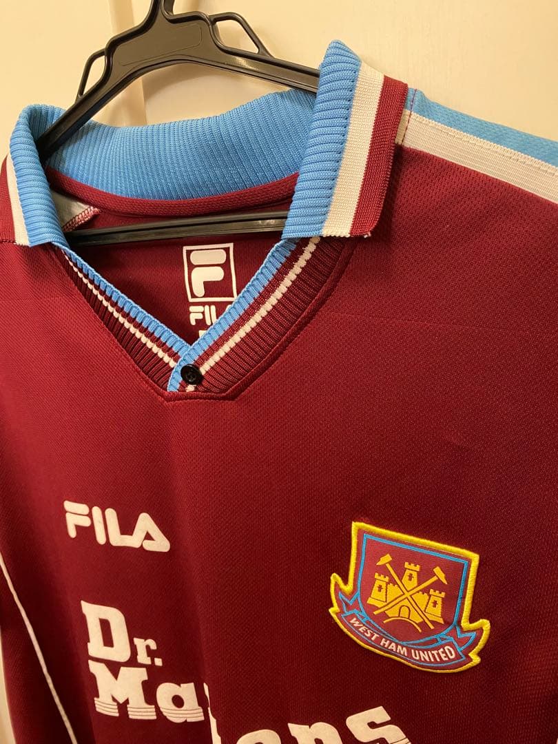ビンテージ 99/00 ウェストハム(H) ユニフォーム FILA サッカー
