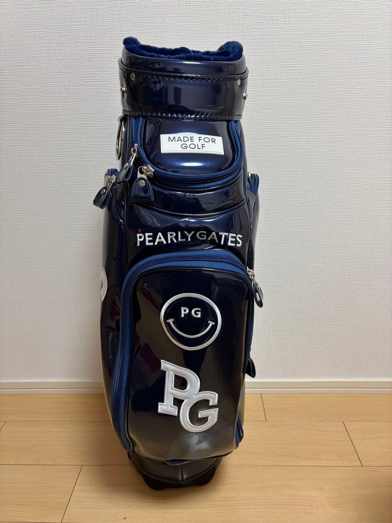 【新品・未使用】PEARLY GATES パーリーゲイツ キャディバッグネイビー