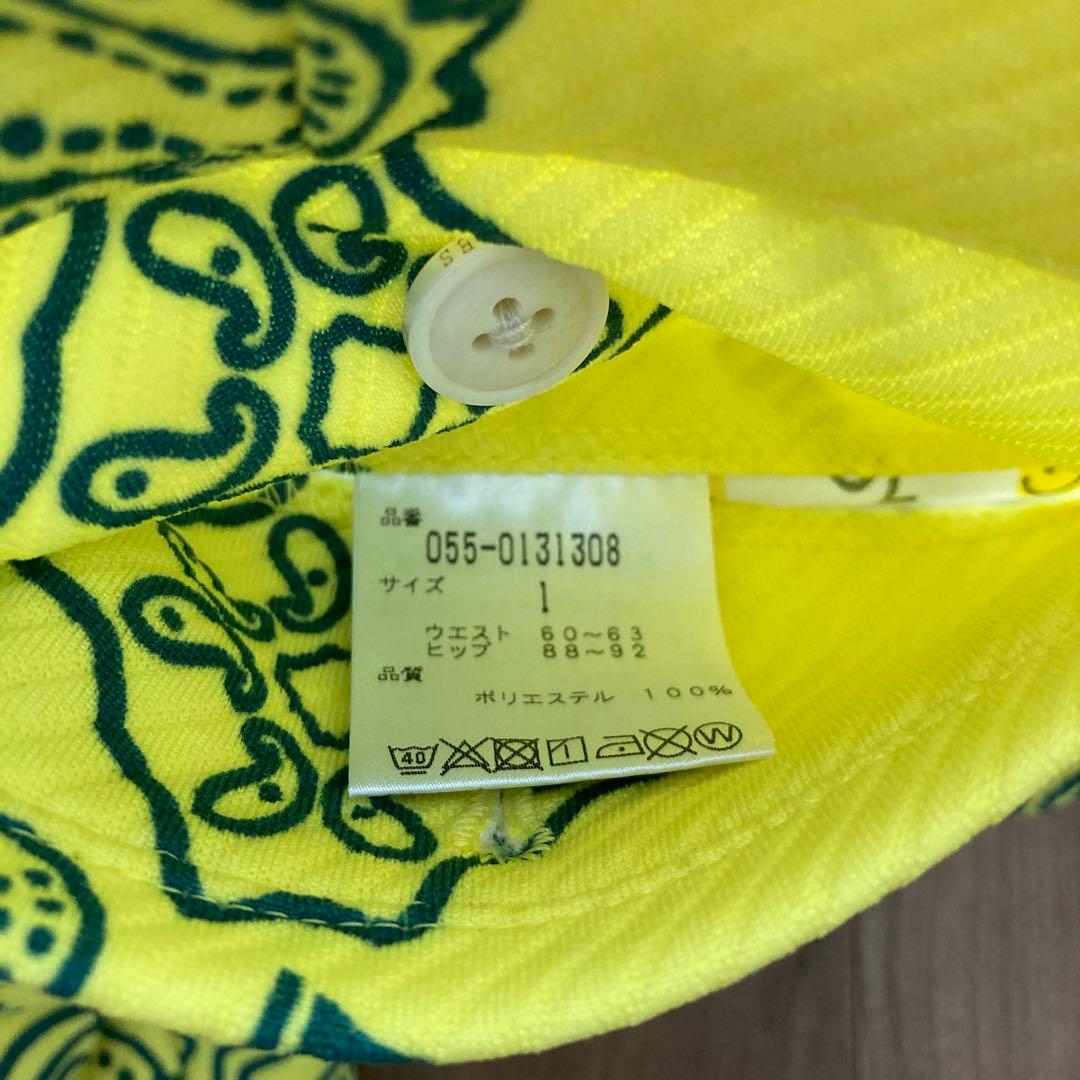 ⭐︎限定SALE⭐︎パーリーゲイツ ペイズリー 新品 ニコちゃん イエロー 1