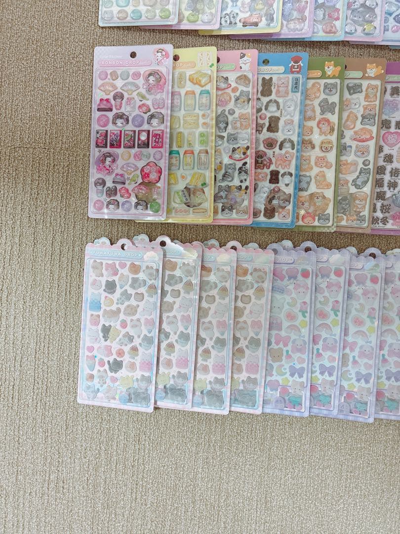新品未開封ボンボンドロップシール♡43枚セット