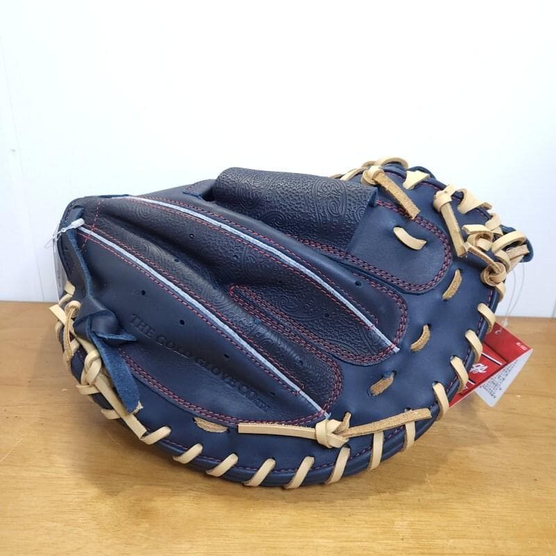 ローリングス ペイズリーネイビー 未使用 左用 キャッチャーミット 軟式グローブ