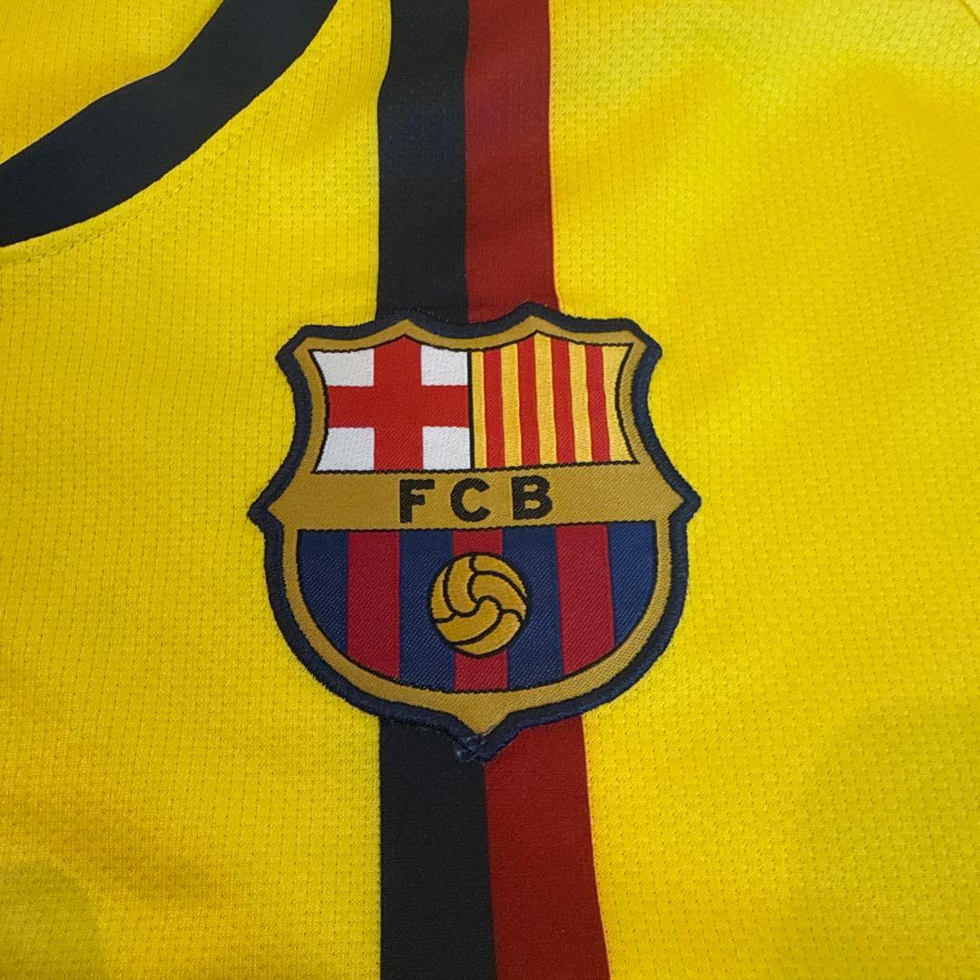 【美品】FCB バルセロナ　ユニセフ　サッカー　ナイキ　シャツ　イエロー　長袖