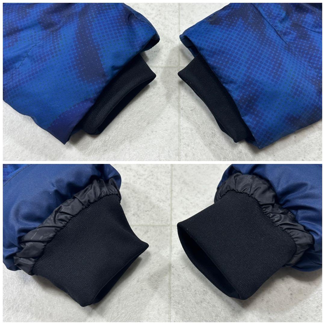美品【ATHLETA】ベンチコート ロング 迷彩 カモフラ フード 中綿 M
