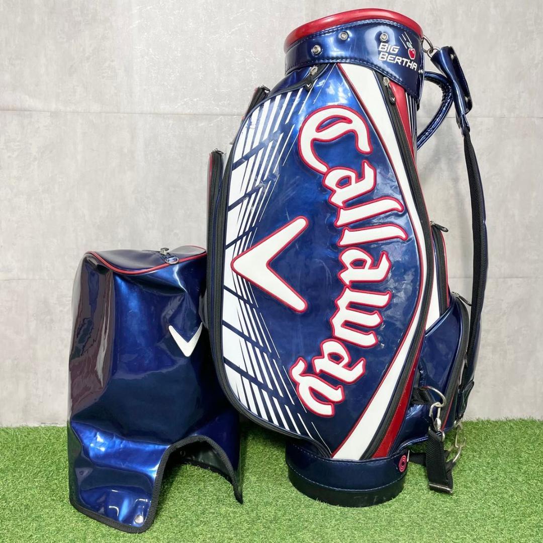 キャロウェイ Callaway ツアーモデル キャディバッグ ゴルフバッグ 良品