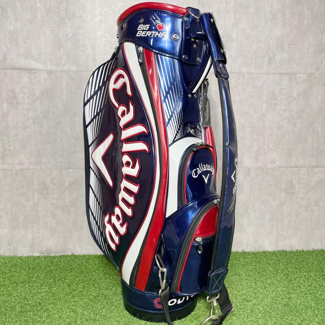 キャロウェイ Callaway ツアーモデル キャディバッグ ゴルフバッグ 良品