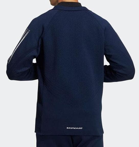新品 アディダス ゴルフウェア PRIMEKNIT テーラードジャケットNV/L