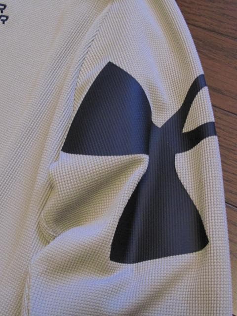 UNDER ARMOUR ゴルフ用モックネックシャツ XL ワッフル素材