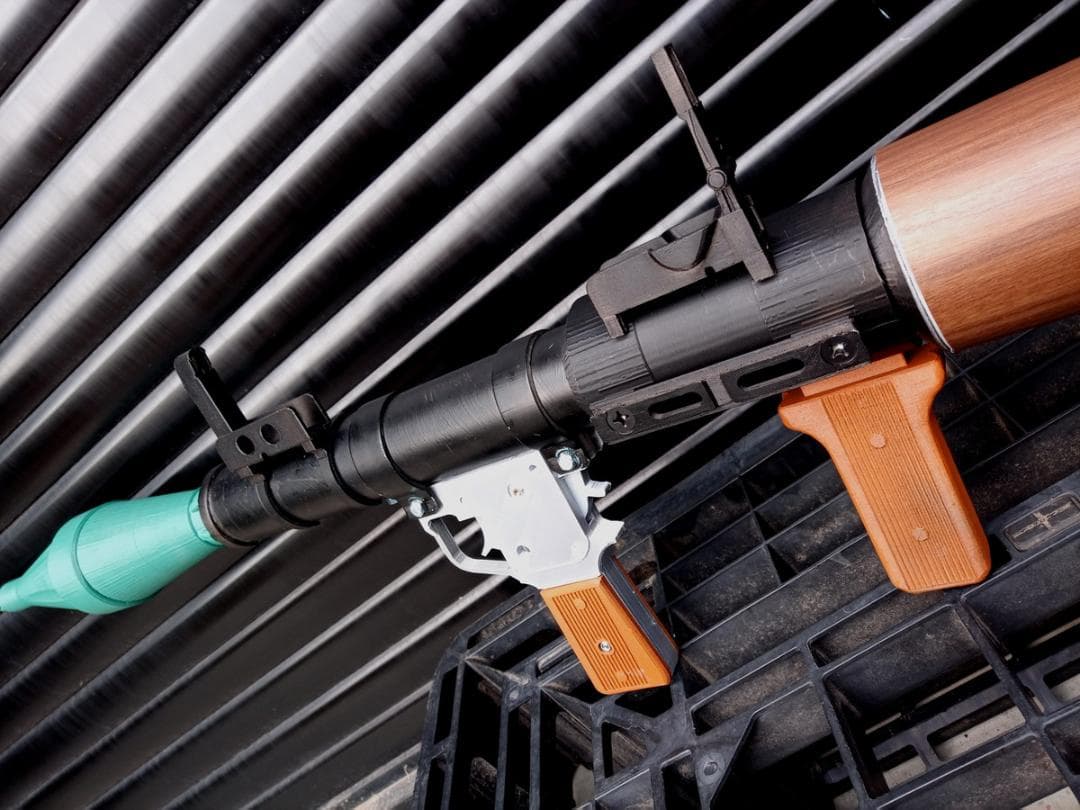 フルスクラッチ RPG-7 ロケットランチャー 3Dプリンター 成形 S