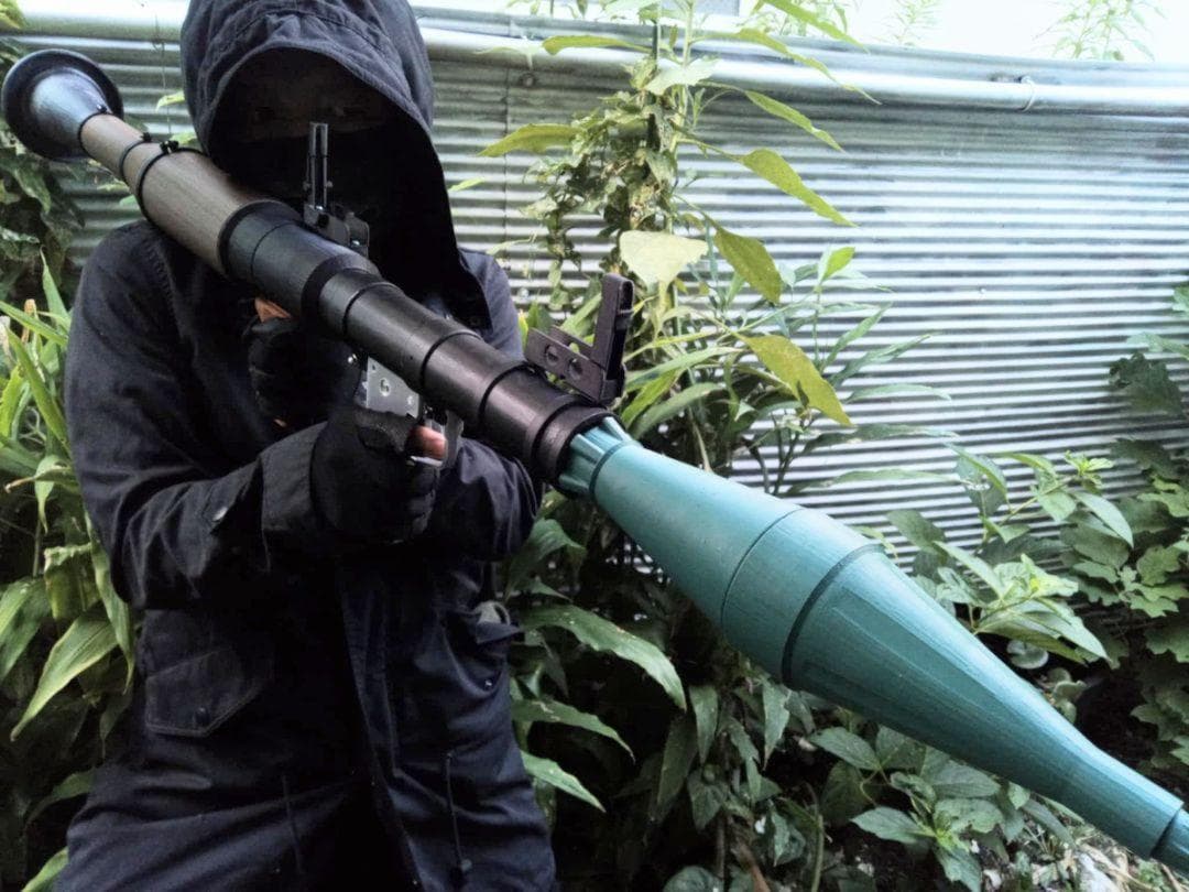 フルスクラッチ RPG-7 ロケットランチャー 3Dプリンター 成形 S