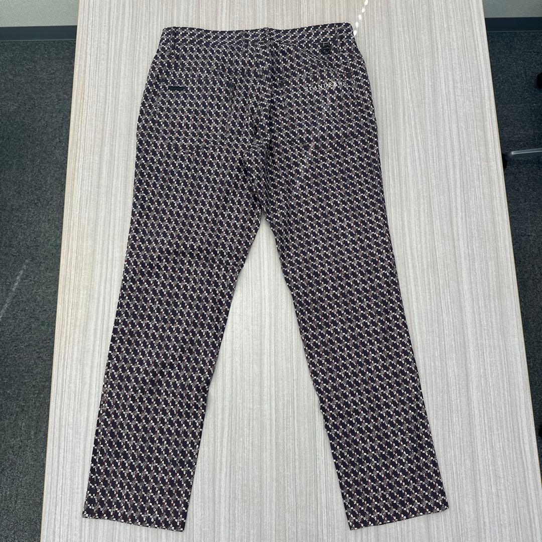 St ANDREWS 幾何学模様ロングパンツ