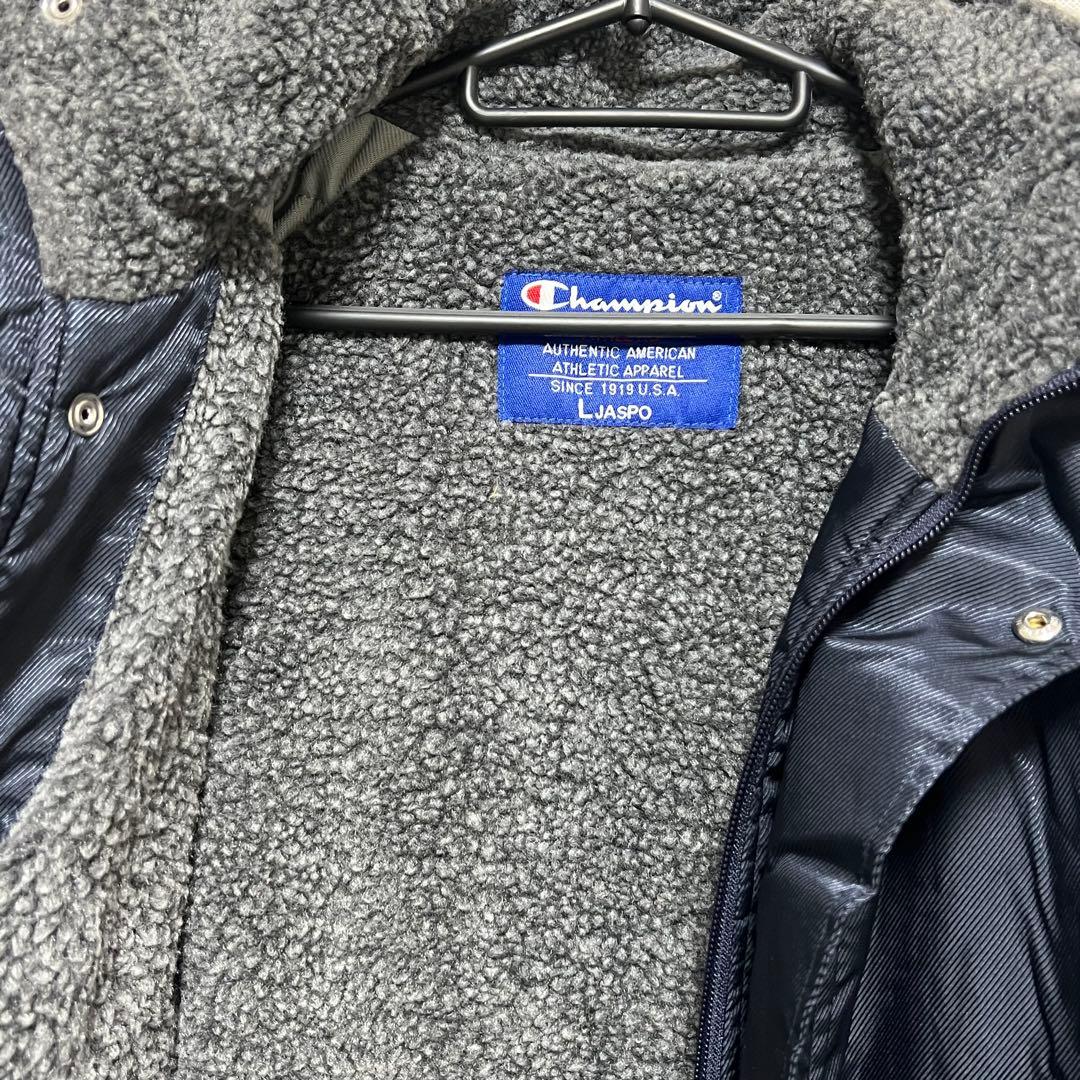 未使用品 Champion CJ1834 ベンチコート L ネイビー