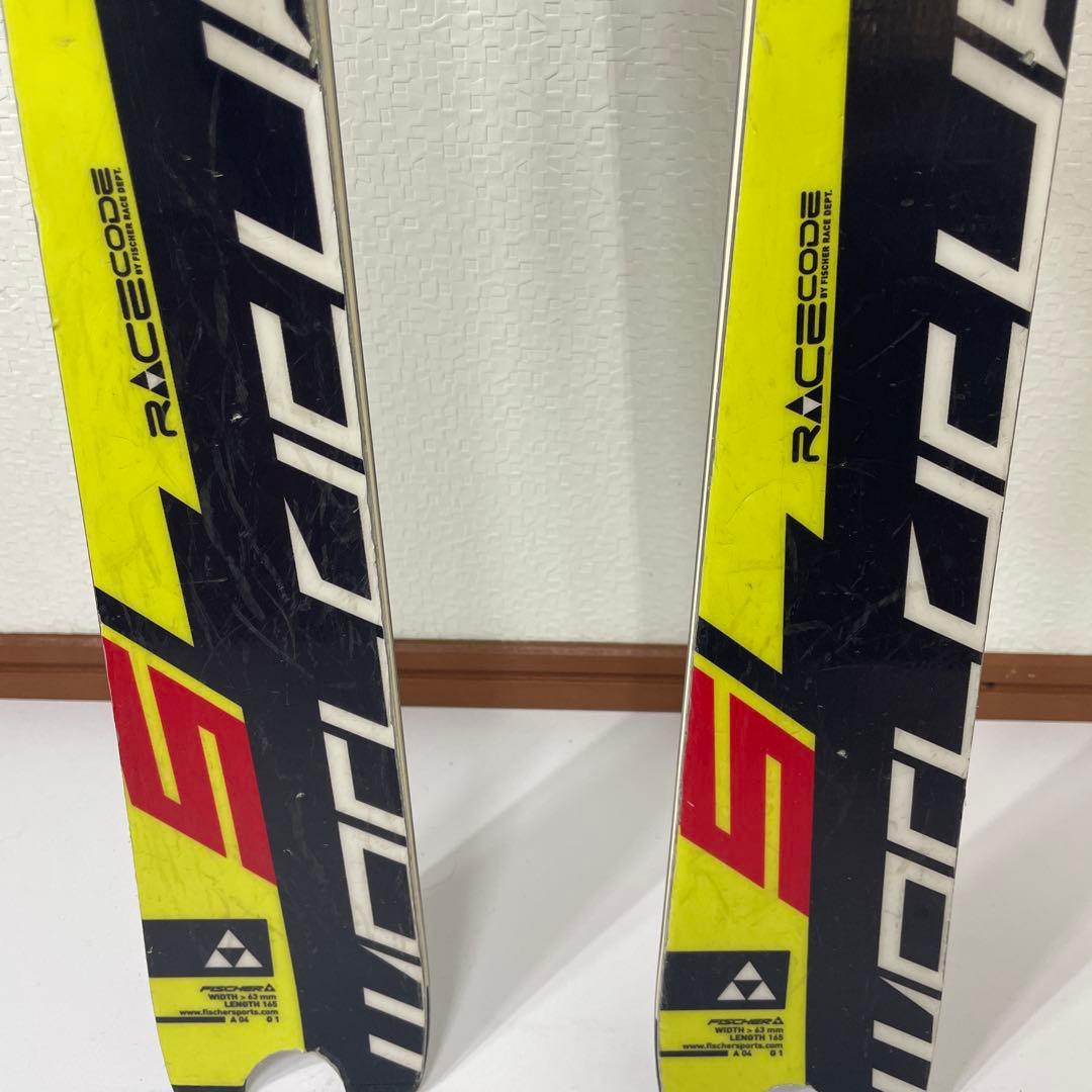 FISCHER RC4 Worldcup SL 165 スキー板 ビンディング付