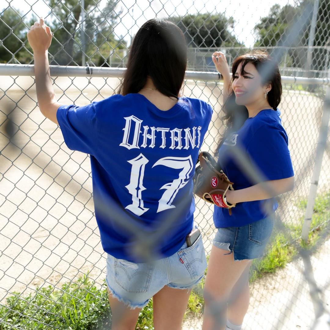 MR CARTOON DODGERS SHOHEI OHTANI TEE 青