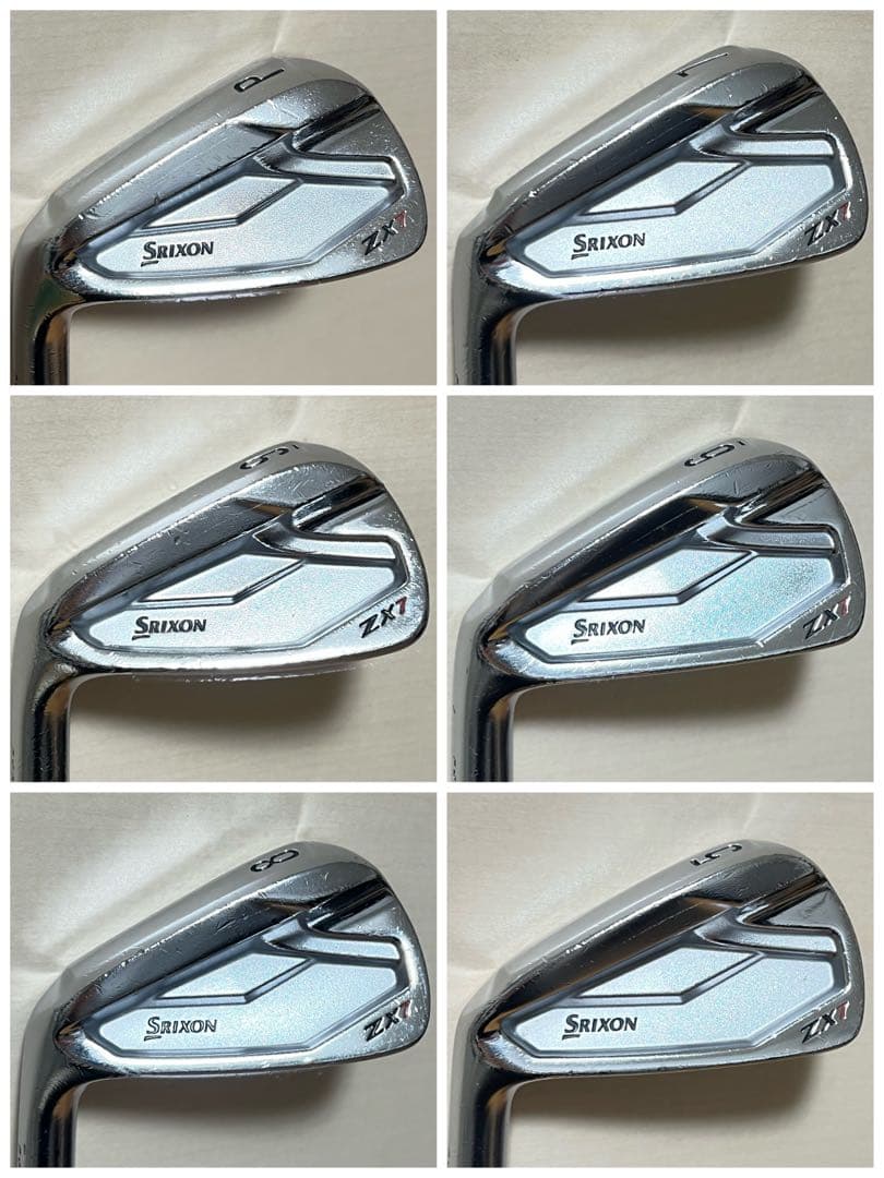 【レフティ】SRIXON スリクソン ZX7 アイアン 6本 DG X100