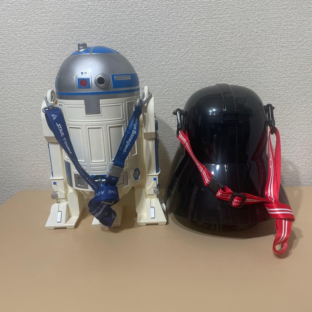 ディズニーランド　スターウォーズ　ダースベーダー　R2D2 ポップコーンバケット