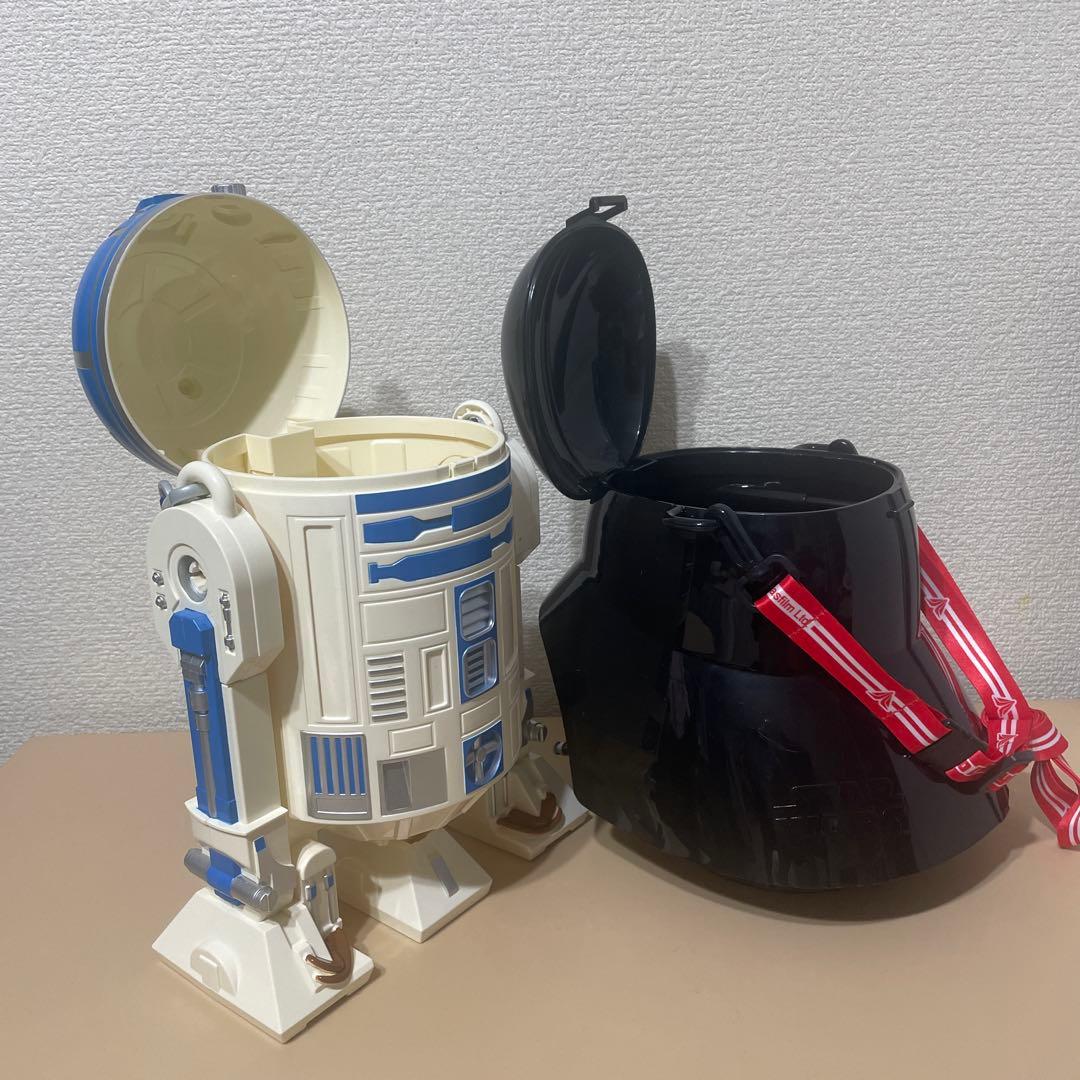 ディズニーランド　スターウォーズ　ダースベーダー　R2D2 ポップコーンバケット